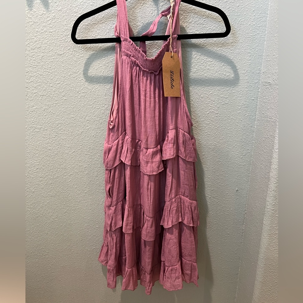 Vici Listiele Smocked Tiered Babydoll Dress NWT Large